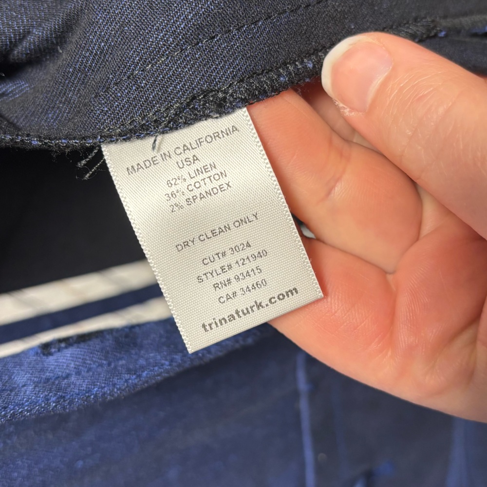 Trina Turk linen blend Etta blazer, size 2 - Picture 8 of 8